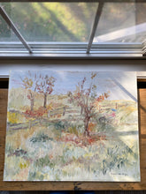 Load image into Gallery viewer, vintage autumn day oil painting
