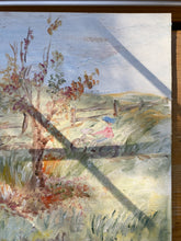 Load image into Gallery viewer, vintage autumn day oil painting
