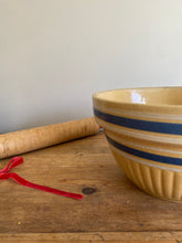 Load image into Gallery viewer, yellowware mixing bowl with scalloped detail
