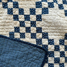 Load image into Gallery viewer, indigo - indigo chain quilt
