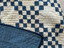 Load image into Gallery viewer, indigo - indigo chain quilt
