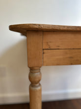 Load image into Gallery viewer, 19th century pine desk with scalloped edges
