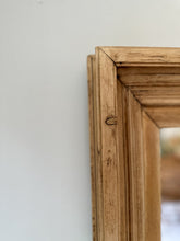 Load image into Gallery viewer, antique pine framed mirror
