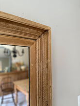 Load image into Gallery viewer, antique pine framed mirror
