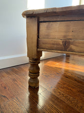 Load image into Gallery viewer, antique english pine coffee table
