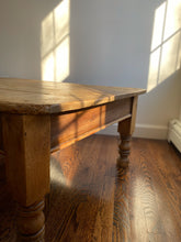 Load image into Gallery viewer, antique english pine coffee table
