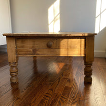 Load image into Gallery viewer, antique english pine coffee table
