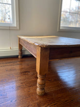 Load image into Gallery viewer, antique english pine coffee table
