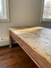 Load image into Gallery viewer, antique english pine coffee table
